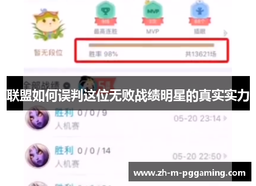 联盟如何误判这位无败战绩明星的真实实力