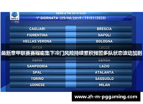 最新意甲联赛赛程密集下冷门风险持续累积预警多队状态波动加剧 最新意甲联赛赛程密集下冷门风险持续累积预警多队状态波动加剧