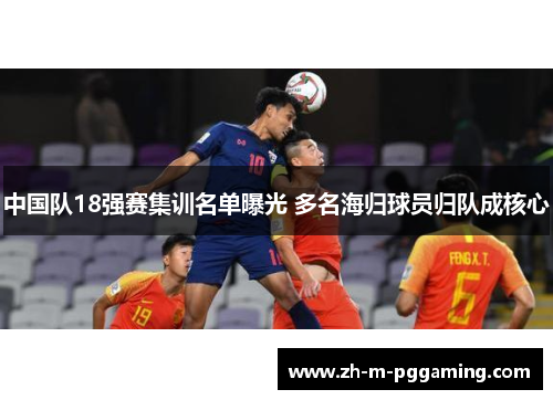 中国队18强赛集训名单曝光 多名海归球员归队成核心