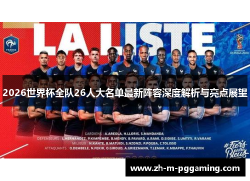 2026世界杯全队26人大名单最新阵容深度解析与亮点展望 2026世界杯全队26人大名单最新阵容深度解析与亮点展望